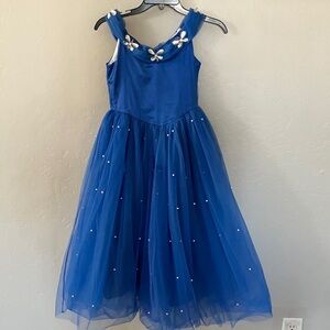 Elegant Blue Kids Formal Dress